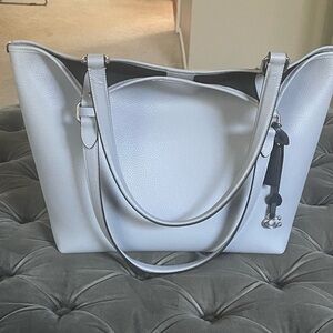 Coach purse Color: Greyish blue